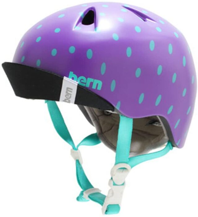 bern バーン ヘルメット キッズ NINA BE-VJGSPPV Satin Purple Polka Dot