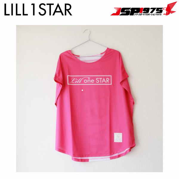 【リルワンスター】Lill one STAR ドライドルマンTシャツ ピンク フリーサイズ