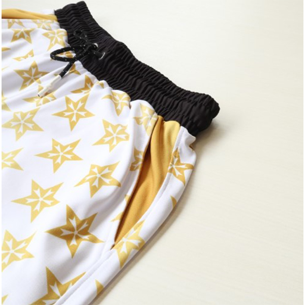 リルワンスター Lill one STAR ドライスターパターンハーフパンツ ホワイト トレーニングパンツ ウェア パンツ