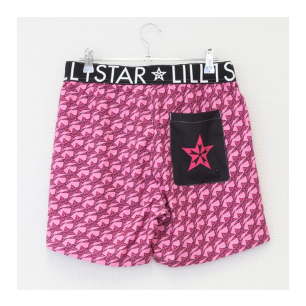 リルワンスター Lill one STAR ファインスターズビーチパンツ ピンク トレーニングパンツ ウェア パンツ ジム トレーニング