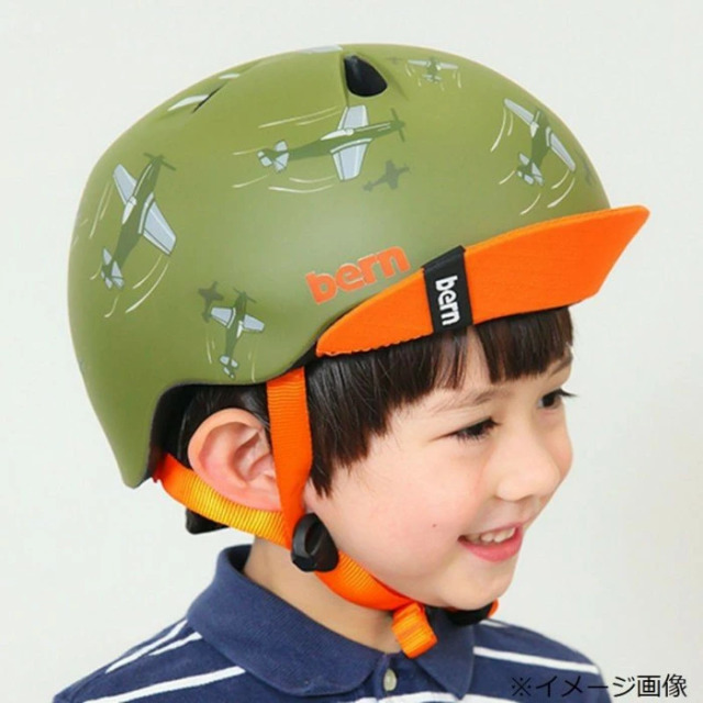 bern バーン ヘルメット キッズ NINO MT GREEN DOGFIGHT XS-S BE-VJBMGDV-11