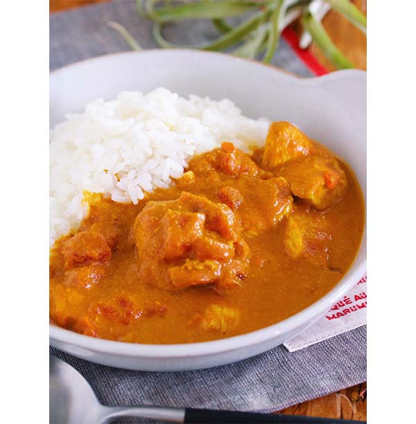 厳選国産「雅屋　ガリバタチキンカレー」大蒜鶏牛酩　バター　チキン カレー 中辛