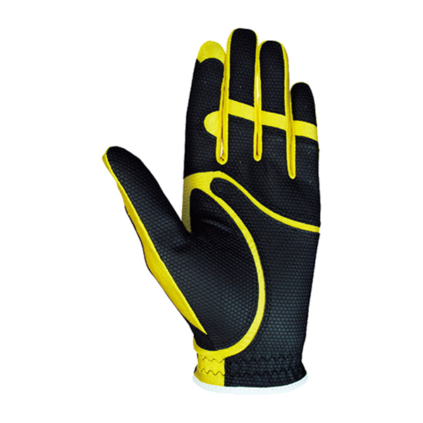 レザックス 阪神タイガース ゴルフグローブ ブラックxイエロー