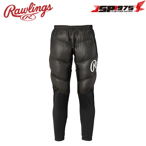 ローリングス Rawlings コンビネーションパンツ ブラック 防寒 保温 ロングパンツ ブラックレーベル BLACK LABEL 野球 aop12f03