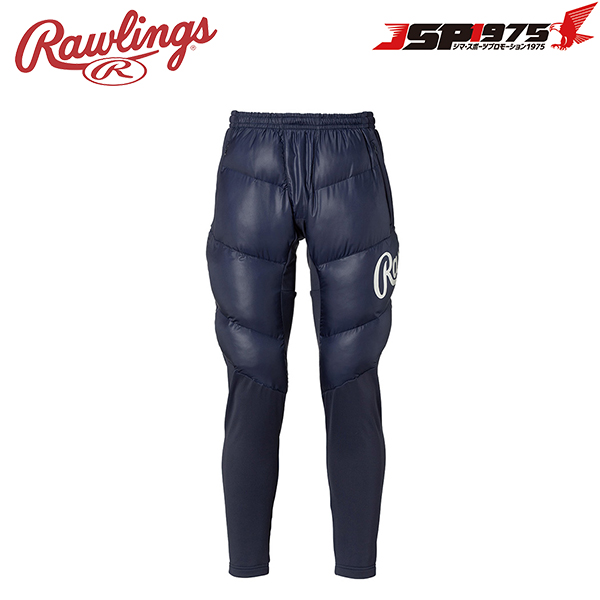 ローリングス Rawlings コンビネーションパンツ ネイビー 防寒 保温 ロングパンツ ブラックレーベル BLACK LABEL 野球 aop12f03