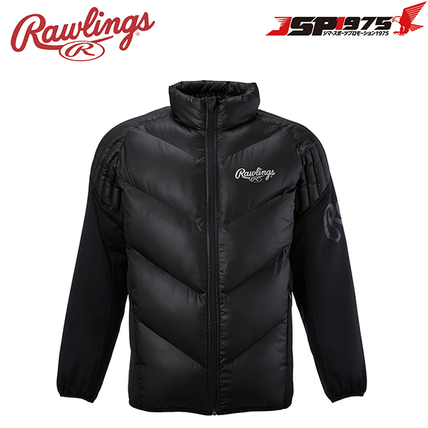 ローリングス Rawlings コンビネーションアウタージャケット ブラック 防寒 保温 ジャケット アウター ウェア 野球 aos12f03