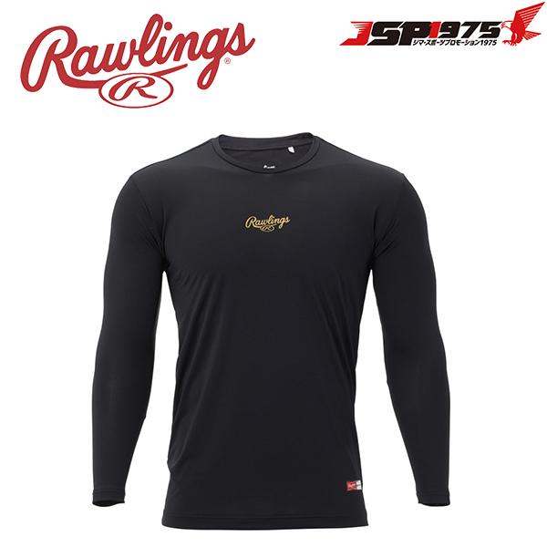 ローリングス Rawlings 長袖アンダーシャツ ブラック 長袖 アンダーシャツ シャツ ウェア asu11s01 野球 野球用品