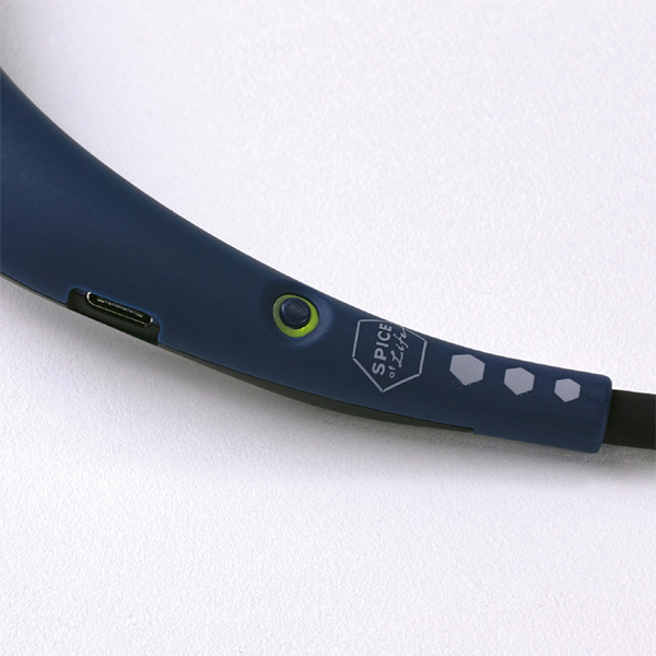 スパイス SPICE ダブルファン ハンズフリー ネイビー 首掛け 首かけ 携帯用 扇風機 ハンズフリーファン ハンディファン df201ny