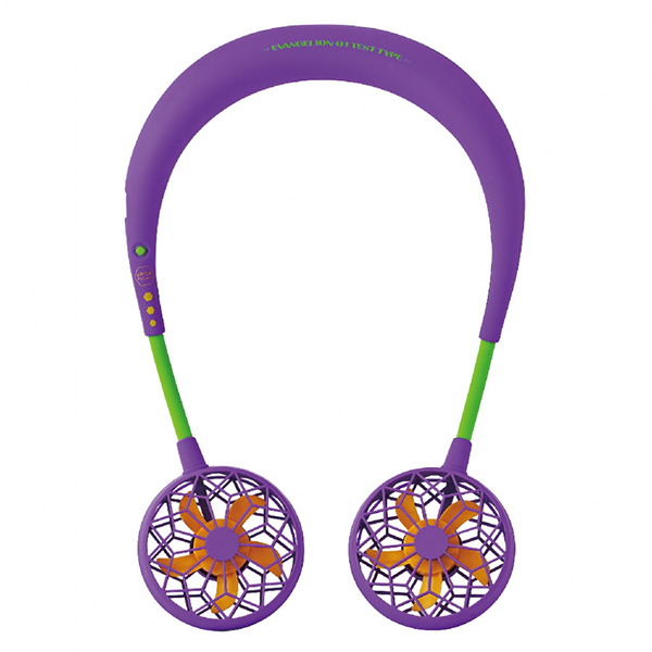 スパイス SPICE ダブルファン ver.2.0 エヴァンゲリオンスポーツ 初号機モデル 首掛け 首かけ 携帯用 扇風機 ハンディファン df210evpb