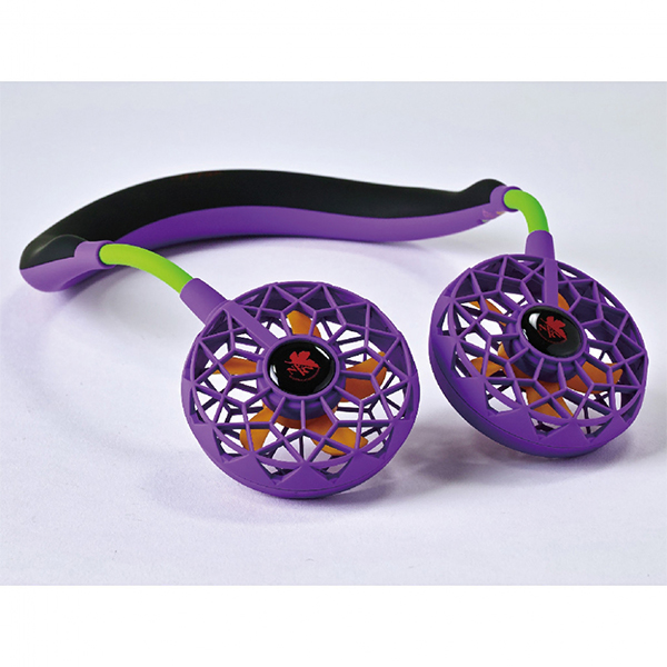 スパイス SPICE ダブルファン ver.2.0 エヴァンゲリオンスポーツ 初号機モデル 首掛け 首かけ 携帯用 扇風機 ハンディファン df210evpb