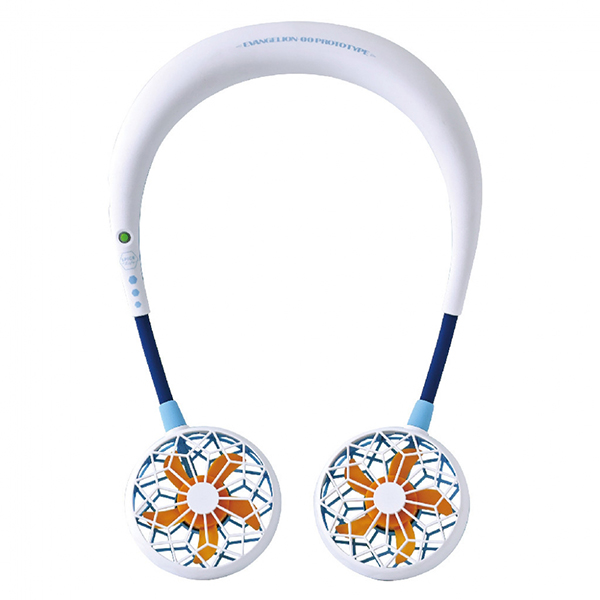 スパイス SPICE ダブルファン ver.2.0 エヴァンゲリオンスポーツ レイモデル 首掛け 首かけ 携帯用 扇風機 ハンディファン df210evwb