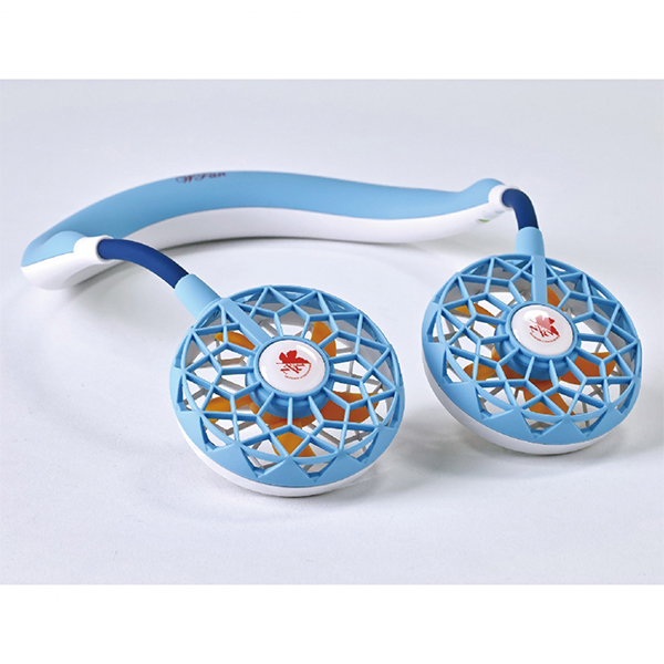 スパイス SPICE ダブルファン ver.2.0 エヴァンゲリオンスポーツ レイモデル 首掛け 首かけ 携帯用 扇風機 ハンディファン df210evwb