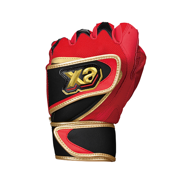 ザナックス XANAX バッティング手袋 ホワイト×ホワイト 高校野球対応 松山モデル ロングベルト 両手用 野球 野球用品 bbg105k