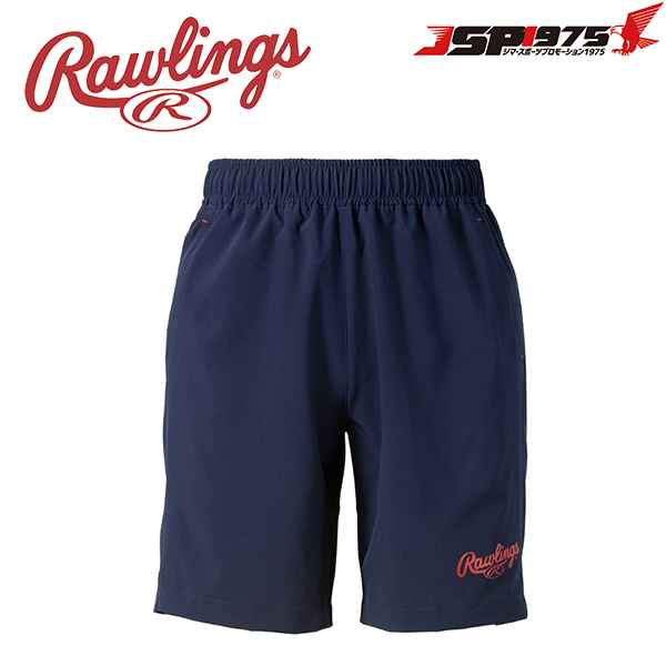ローリングス Rawlings プレーヤーショートパンツ ネイビー トレーニングパンツ トレーニングウェア 野球 野球用品 aop11s05