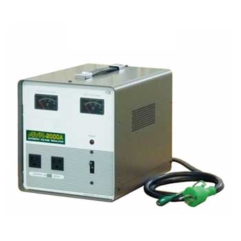 AVR-2000A | 100V±15％⇒100V±2％以内 国内用電圧安定装置 2KVA(2000VA)