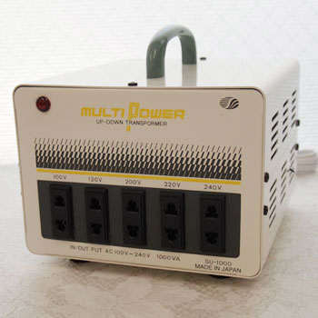SWALLOW MULTI POWER 変圧器 SU-550/1000/1500（SU-2000 スワロー電機 