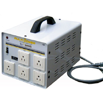 【送料無料】各国の電圧に対応したマルチ入力ダウントランス　ほとんどの電化製品が使える余裕の容量3000W