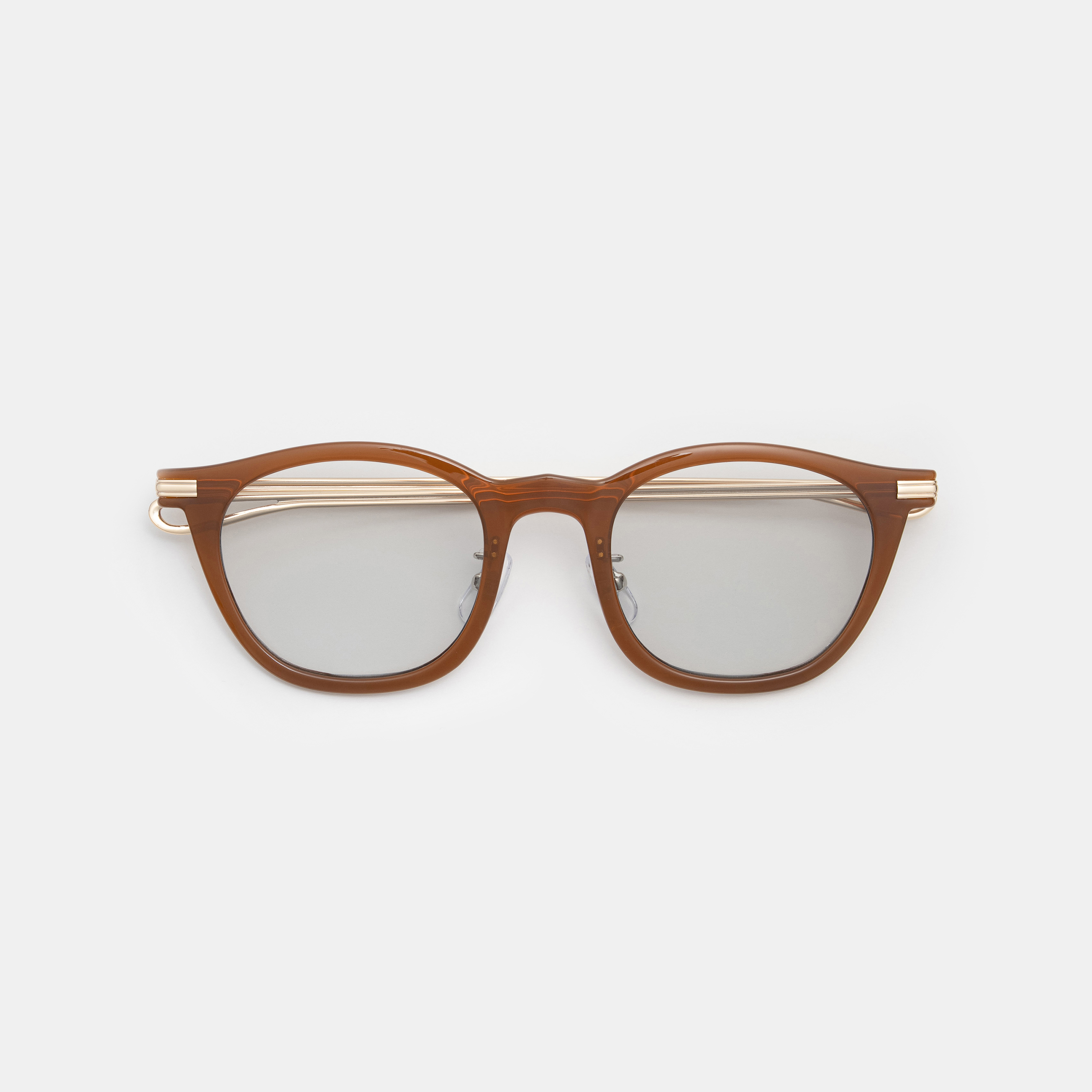 LINDA Terracotta Light Gray Lens sunglasses 《リンダ テラコッタ ライトグレーレンズ サングラス》