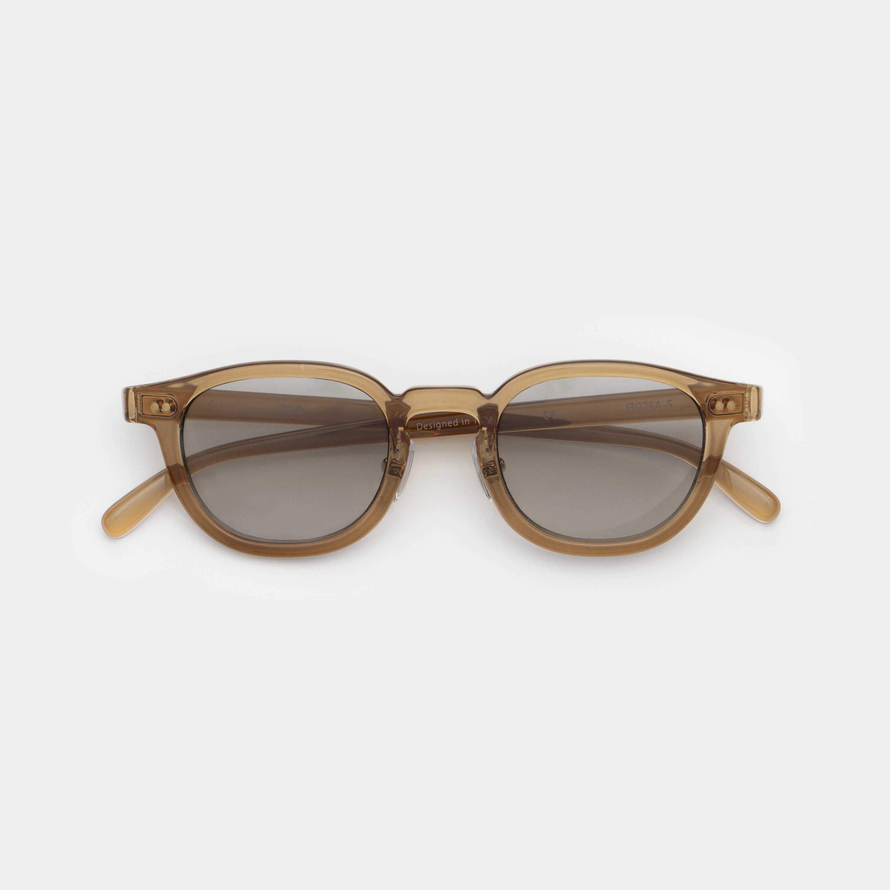 BECK Light Brown Light Gray Lenses sunglasses 《ベック ライトブラウン ライトグレーレンズ　サングラス》