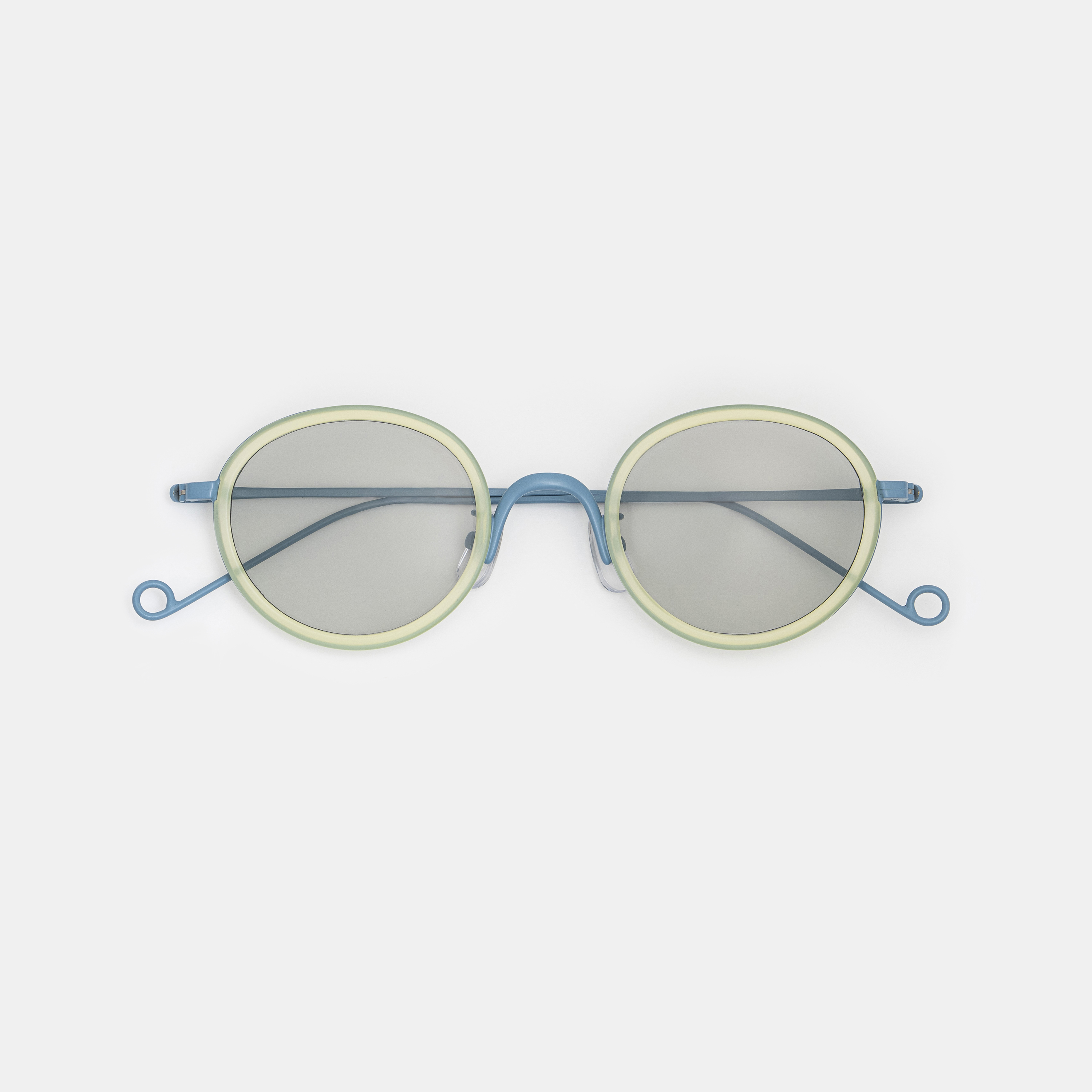 "Carole Baijings × Ciqi " HERBIE Colourways by Carole Baijings Lime Haze Light Gray lens sunglasses《ハービー ライムヘイズ ライトグレーレンズサングラス》