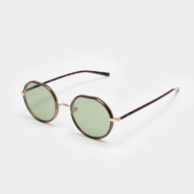 MIKK Mahogany Green Lens sunglasses 《ミック マホガニー グリーンレンズ サングラス》
