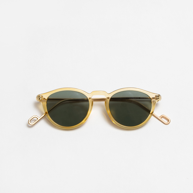 EVANS Honey Gold Green Lens sunglasses 《エバンス ハニーゴールド
