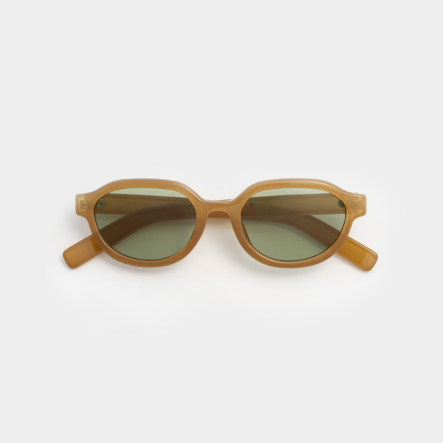 IAN Camel / Green Lens sunglasses《イアン キャメル グリーンレンズ サングラス》