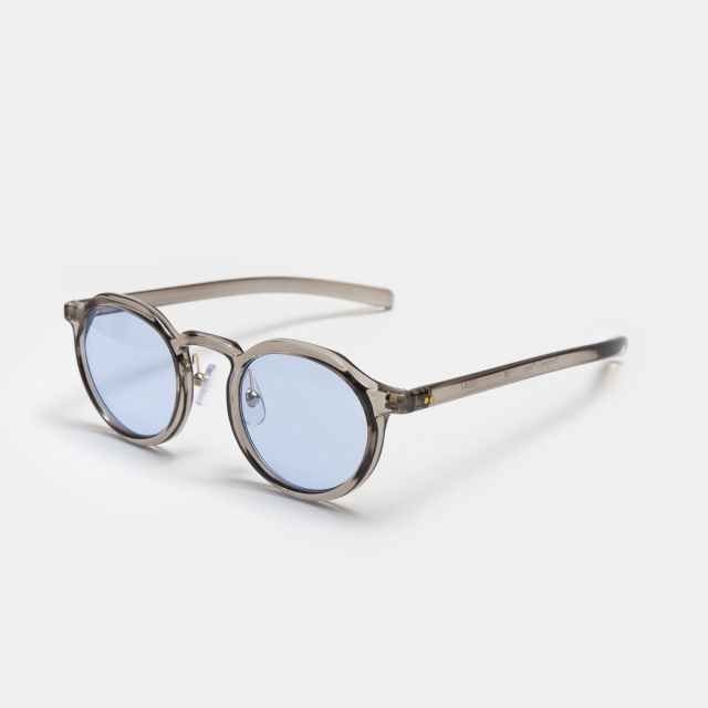 DAMON Gray Light Blue Lenses sunglasses 《デイモン グレー