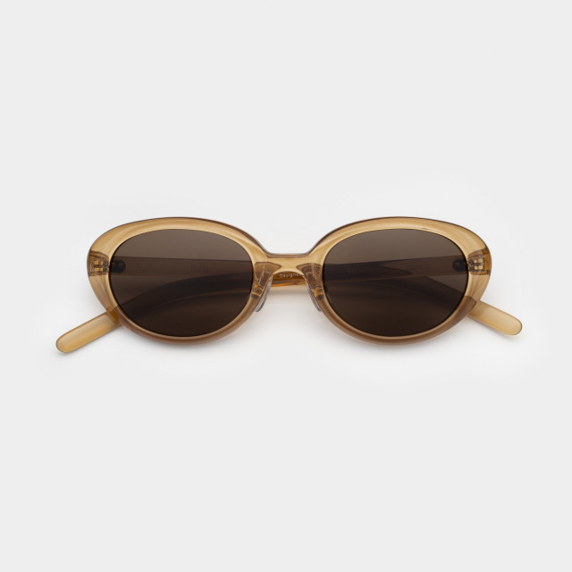 BRETT Clear Brown / Brown Lens sunglasses《ブレット クリアブラウン ブラウンレンズ サングラス》