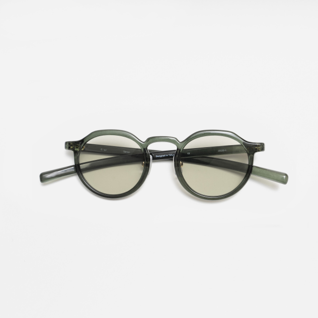 DAMON Khaki Light Gray Lenses sunglasses 《デイモン カーキ ライトグレーレンズ　サングラス》