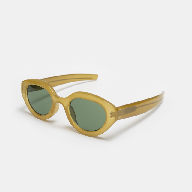 VANESSA Ocher Green Lens sunglasses 《ヴァネッサ オークル グリーンレンズ サングラス》
