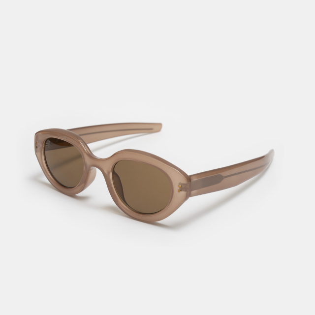 VANESSA Pink Beige Brown Lens sunglasses 《ヴァネッサ ピンクベージュ ブラウンレンズ サングラス》