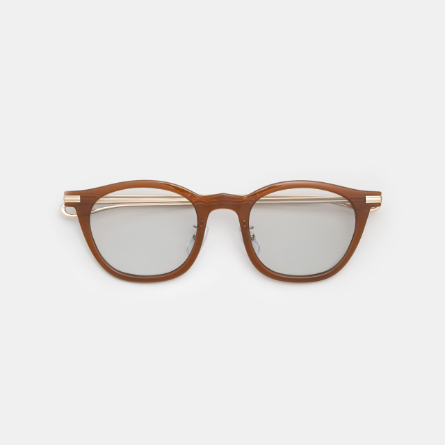 LINDA Terracotta Light Gray Lens sunglasses 《リンダ テラコッタ ライトグレーレンズ サングラス》