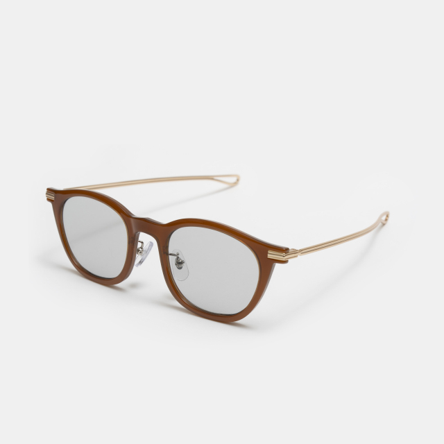 LINDA Terracotta Light Gray Lens sunglasses 《リンダ テラコッタ