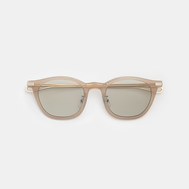 LINDA Rose Beige Light Gray Lens sunglasses 《リンダ ローズベージュ ライトグレーレンズ サングラス》