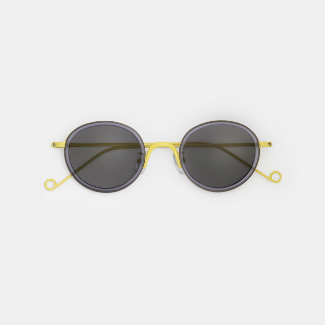 "Carole Baijings × Ciqi " HERBIE Colourways by Carole Baijings Midnight Black Gray lens sunglasses《ハービー ミッドナイトブラック グレーレンズサングラス》