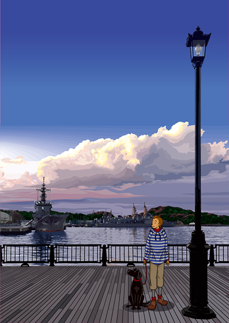 心染める空