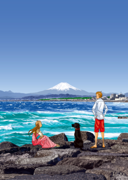 額装ジークレーイラスト「いつもそこには」