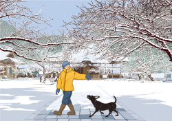 雪の朝