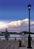 心染める空