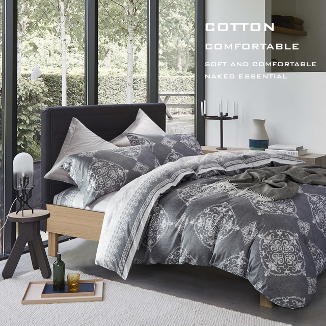 お洒落な花柄高級布団カバー３点セット(シングル) Bella26 (寝具/寝具カバー/ベッドリネン/ベッドカバー/シーツ/掛け布団カバー/布団カバー/ボックスシーツ/ピロケース/枕カバー)