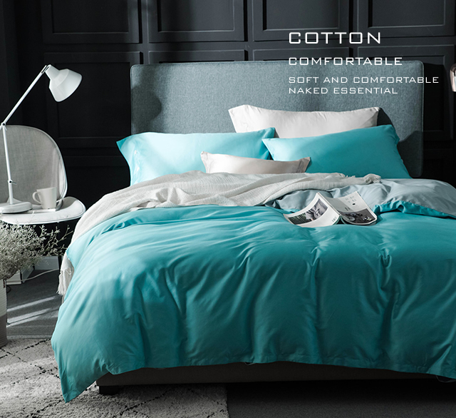 純色高級長綿布団カバー3点セット Flora12 (寝具/寝具カバー/ベッドリネン/ベッドカバー/シーツ/掛け布団カバー/布団カバー/ボックスシーツ/ピロケース/枕カバー)