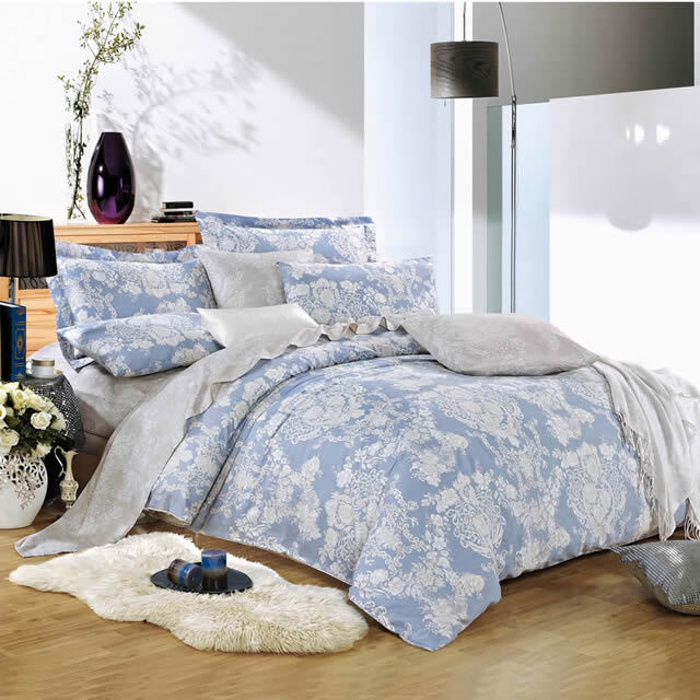 美しい布団カバー３点セット(シングル) MMN002 (寝具/寝具カバー/ベッドリネン/ベッドカバー/シーツ/掛け布団カバー/布団カバー/ボックスシーツ/ピロケース/枕カバー)