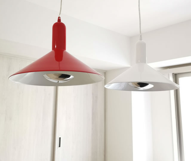 間接照明 ペンダントライト lzk001p-red （シーリングライト 天井照明 北欧 インテリア照明）