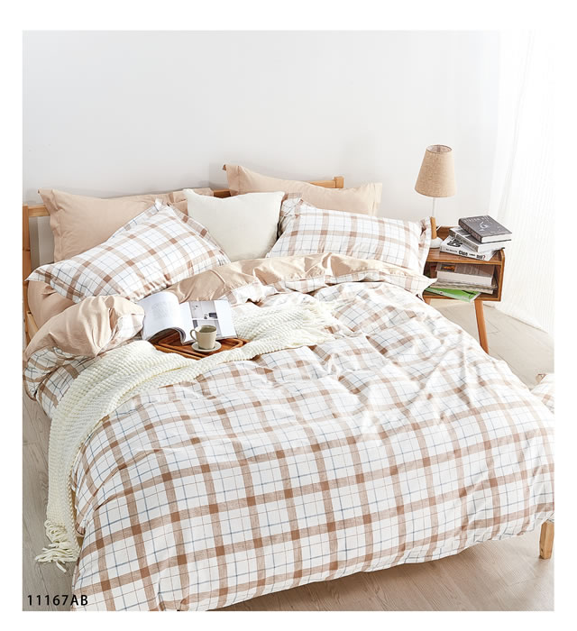 北欧スタイル布団カバー３点セット(シングル) XLN6 (寝具/寝具カバー/ベッドリネン/ベッドカバー/シーツ/掛け布団カバー/布団カバー/ボックスシーツ/ピロケース/枕カバー)