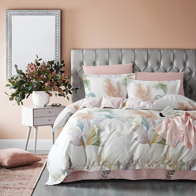 美しい布団カバー３点セット(シングル) YYN002 (寝具/寝具カバー/ベッドリネン/ベッドカバー/シーツ/掛け布団カバー/布団カバー/ボックスシーツ/ピロケース/枕カバー)