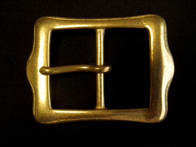 バックル 40mm 真鍮ギャリソンバックル　スクエア 279B-40