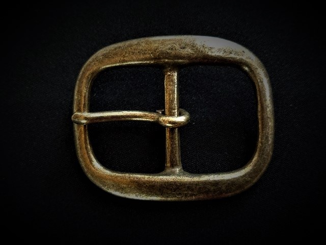 バックル 35mm ギャリソン真鍮アンティークブラスY405-35AB