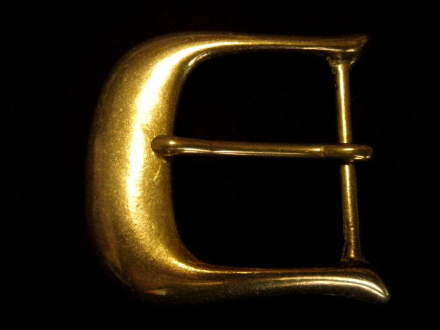 バックル 45mm 真鍮　帆型バックル  Y275B-45