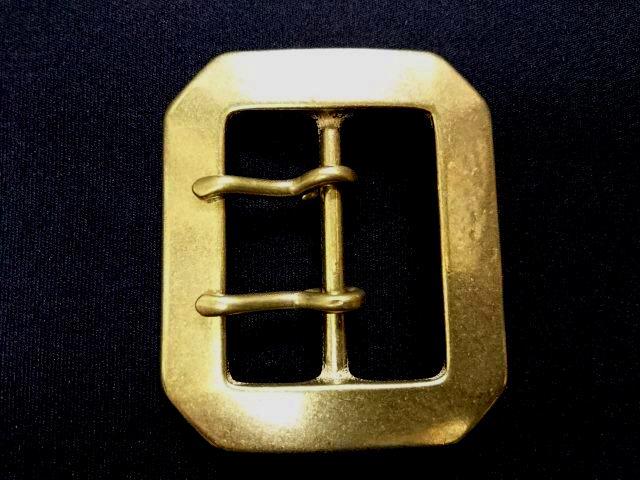 バックル　 45mm ギャリソンダブルピンバックル 真鍮 Y314BW-45